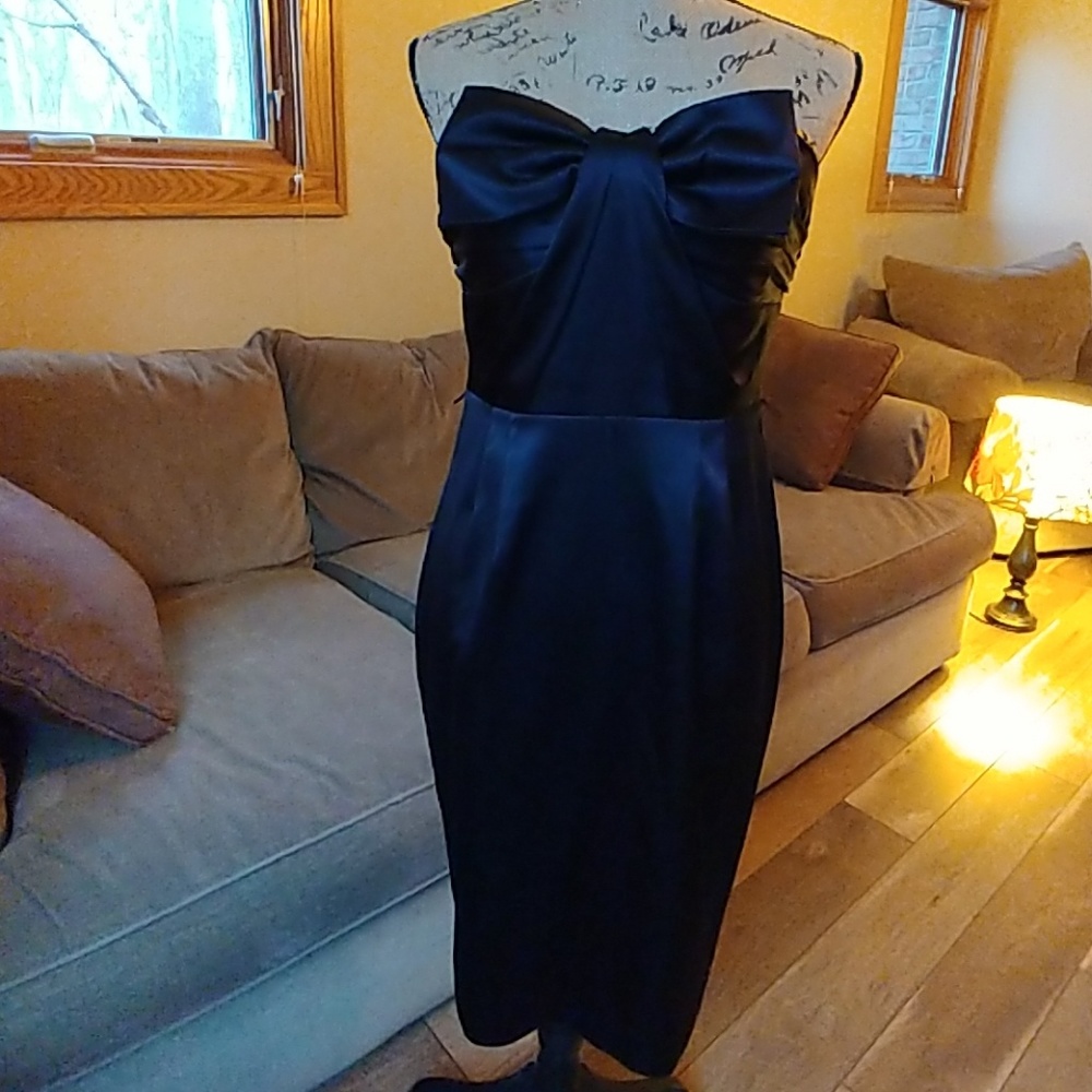 Allen B by Adam Schwartz Black Bow Dress